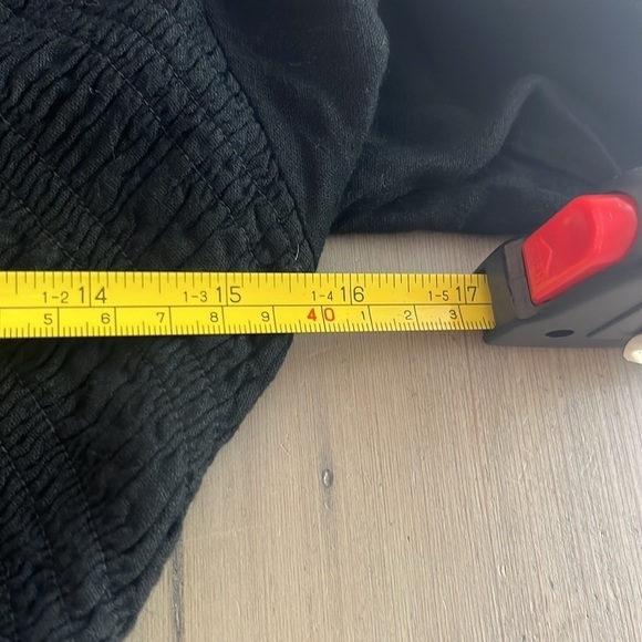 NWT. Free People String of Hearts Smocked Maxi Dress Black XS - Picture 8 of 12